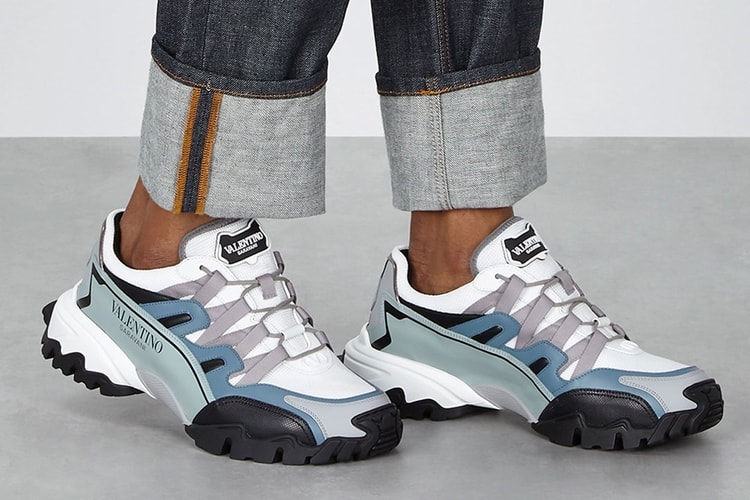 Valentino Channels Trail Running With Garavani Climbers Sneakers
