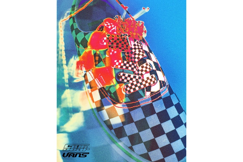 CLUBGEAR x Vans Rave 90s Era Pro and Slip-On Pro Neon Checkerboard Pattern Green Orange Yellow Red Crosshair Mismatched 