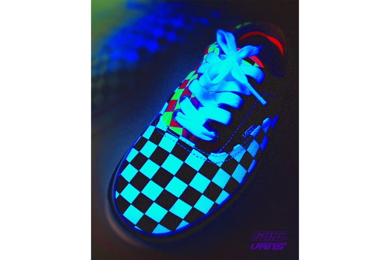 CLUBGEAR x Vans Rave 90s Era Pro and Slip-On Pro Neon Checkerboard Pattern Green Orange Yellow Red Crosshair Mismatched 