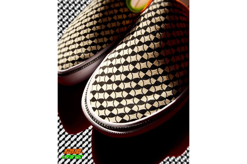 CLUBGEAR x Vans Rave 90s Era Pro and Slip-On Pro Neon Checkerboard Pattern Green Orange Yellow Red Crosshair Mismatched 