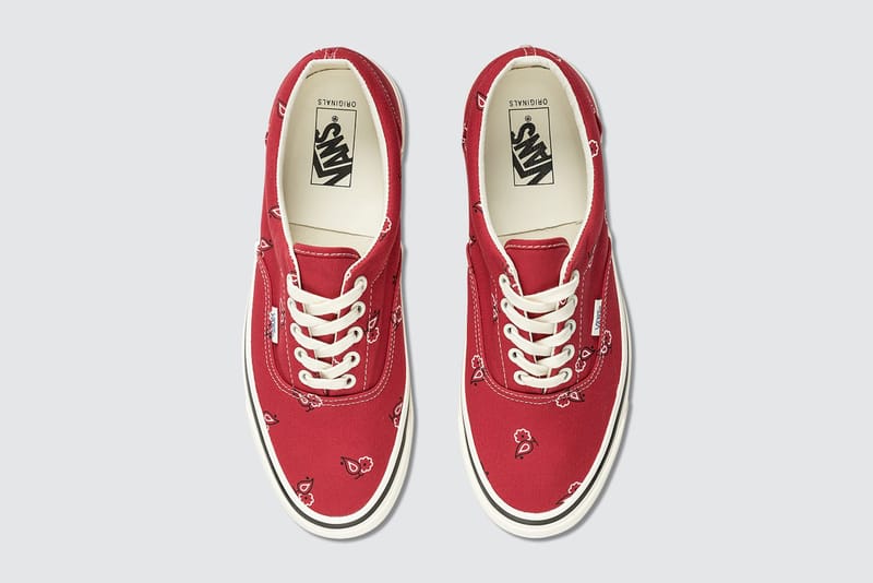 vans paisley red