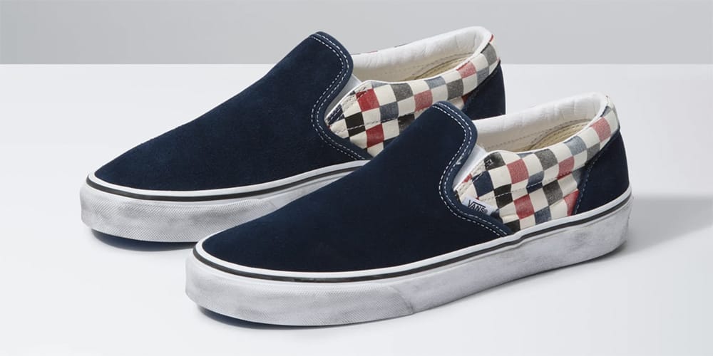 Vans Adds Washed Checkerboard to Slip 