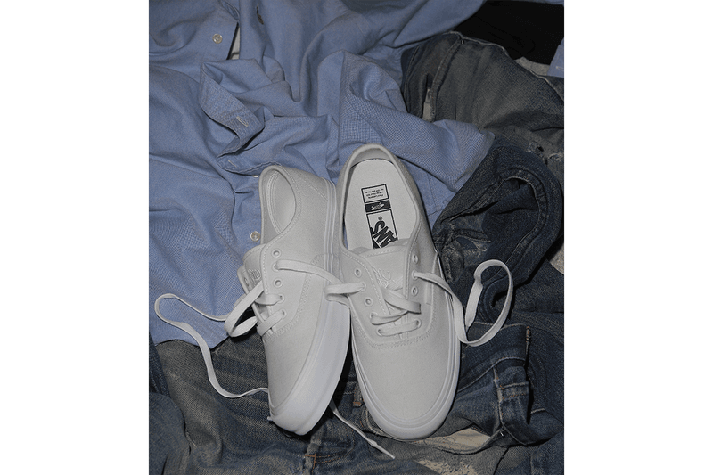 Vault by Vans x OTH x Paul Labonté Authentic Vault LX Release Information Drop Date Closer Look 20 oz. "True White" Duck Canvas Sneakers Footwear Montréal’s graffiti artist Shok SIK
