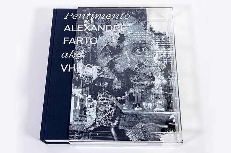 Vhils 'Pentimento' Art Book Release Alexandre Farto Special Edition Hardback Graffiti Artist Murals Slipcase Print