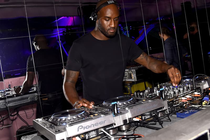 Virgil Abloh Instagram Live Jazz DJ Set "Watercolor" Jazz Hours George Condo Paintings New York Fashion Week Jimmy Choo Performance