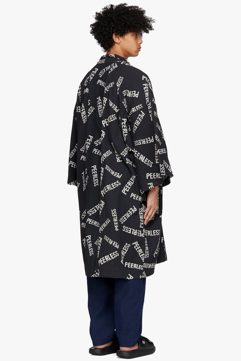 visvim Black Kieje Haveli Coat "PEELESS" Collection Release Information Cozy Loungwear Kimono Style Overcoat Blanket Jacket Hiroki Nakamura 