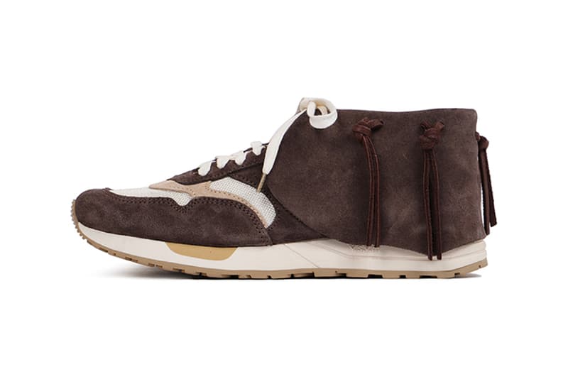 visvim Rolando Lhamo Jogger Grey dark brown light menswear streetwear shoes sneakers kicks trainers spring summer 2020 collection footwear hiroki nakamura japanese designer suede vegetable tanned cow suede vibram phylon