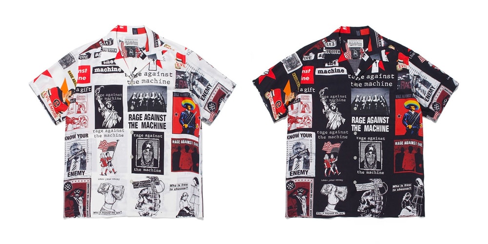 WACKO MARIA x Rage Against The Machine Hawaiian Shirts | Hypebeast 