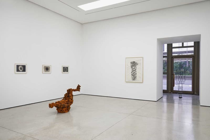 White Cube Hong Kong "Encounters" Project K11 Art Foundation Sculptures Paintings Chandeliers Mirror Installations Antony Gormley Anselm Kiefer Cerith Wyn Evans Eddie Peake