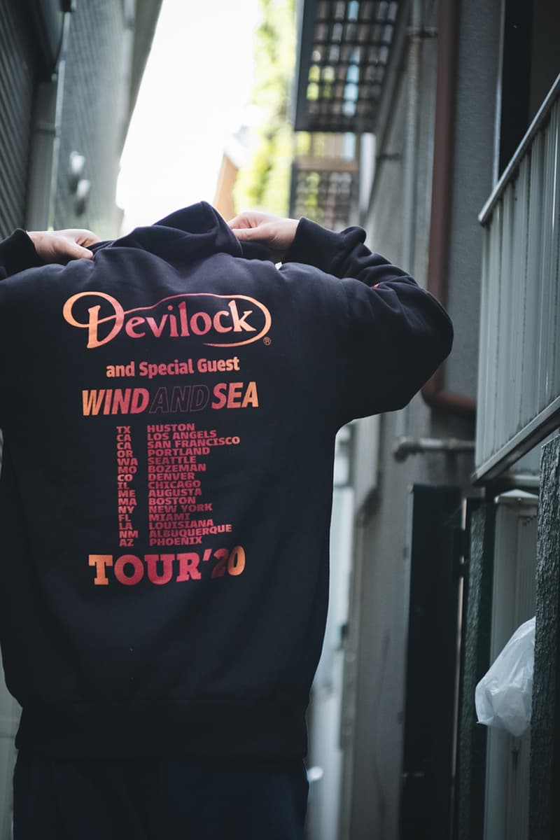 WIND AND SEA x DEVILOCK SS20 Collaboration spring summer 2020 Lookbook japan release date