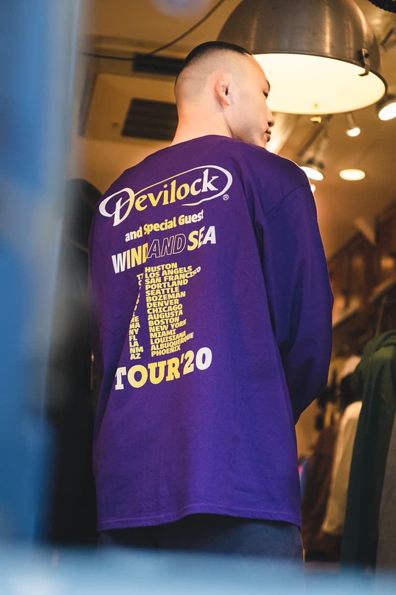 WIND AND SEA x DEVILOCK SS20 Collaboration spring summer 2020 Lookbook japan release date