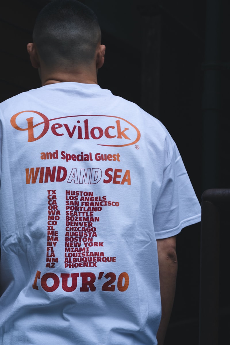 WIND AND SEA x DEVILOCK SS20 Collaboration spring summer 2020 Lookbook japan release date
