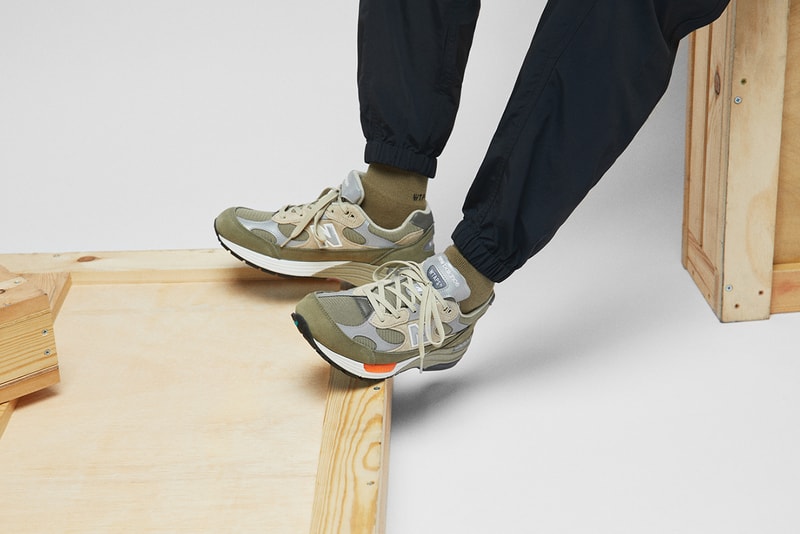 wtaps new balance 992wt release information us global uk details closer look buy cop purchase tetsu nishiyama grey green olive drab orange