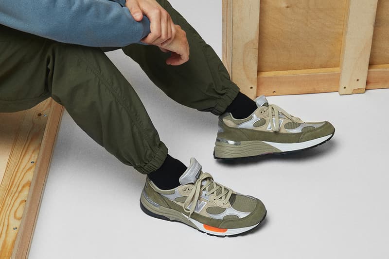 wtaps new balance 992wt release information us global uk details closer look buy cop purchase tetsu nishiyama grey green olive drab orange