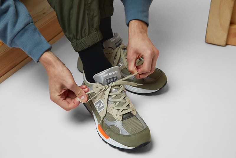 wtaps new balance 992wt release information us global uk details closer look buy cop purchase tetsu nishiyama grey green olive drab orange