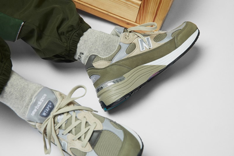 wtaps new balance 992wt release information us global uk details closer look buy cop purchase tetsu nishiyama grey green olive drab orange