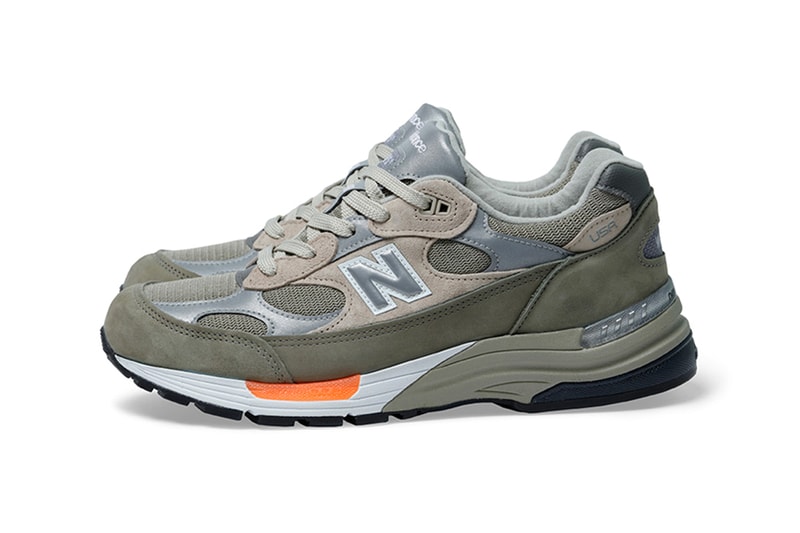 wtaps tetsu nishiyama new balance 992wt release information olive drab army green grey white orange buy cop purchase details news japan dover street market ginza