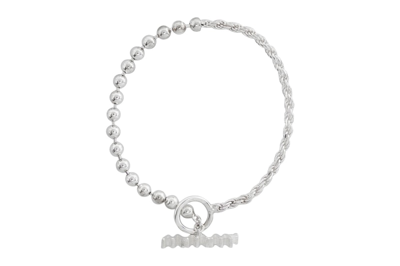 WWW WILLSHOTT Off White Split Pearl Bracelet Release silver fused Bracelets Accessories SSENSE style hypebeast pearls 