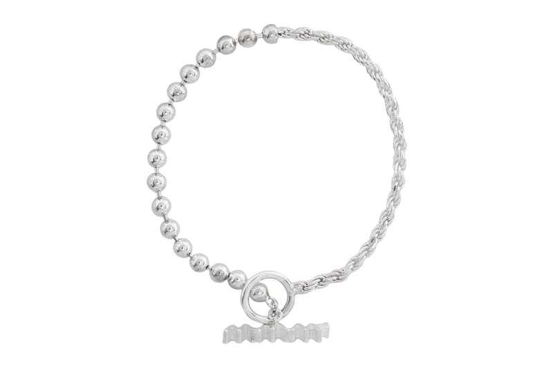 WWW WILLSHOTT Off White Split Pearl Bracelet Release silver fused Bracelets Accessories SSENSE style hypebeast pearls