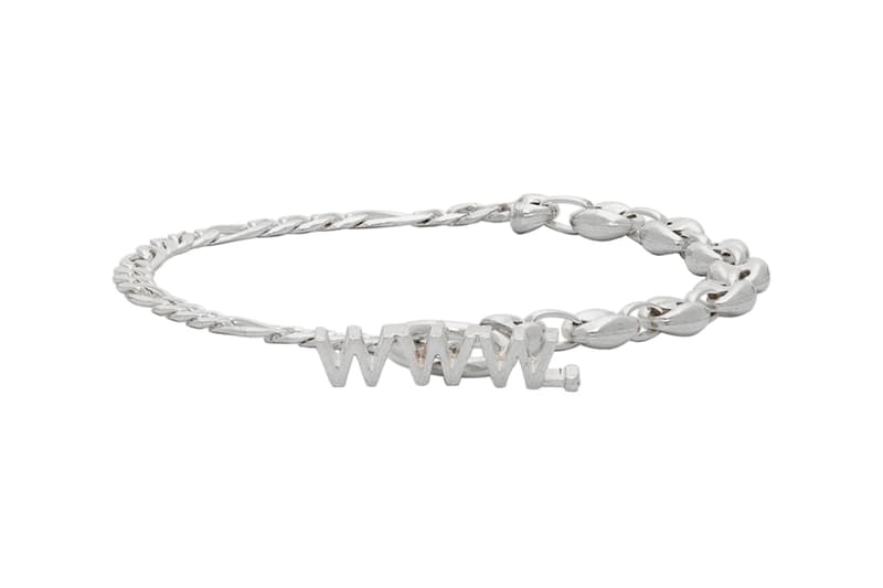 WWW WILLSHOTT Off White Split Pearl Bracelet Release silver fused Bracelets Accessories SSENSE style hypebeast pearls