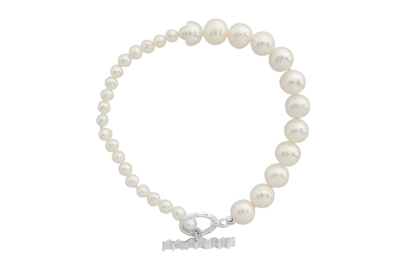 WWW WILLSHOTT Off White Split Pearl Bracelet Release silver fused Bracelets Accessories SSENSE style hypebeast pearls