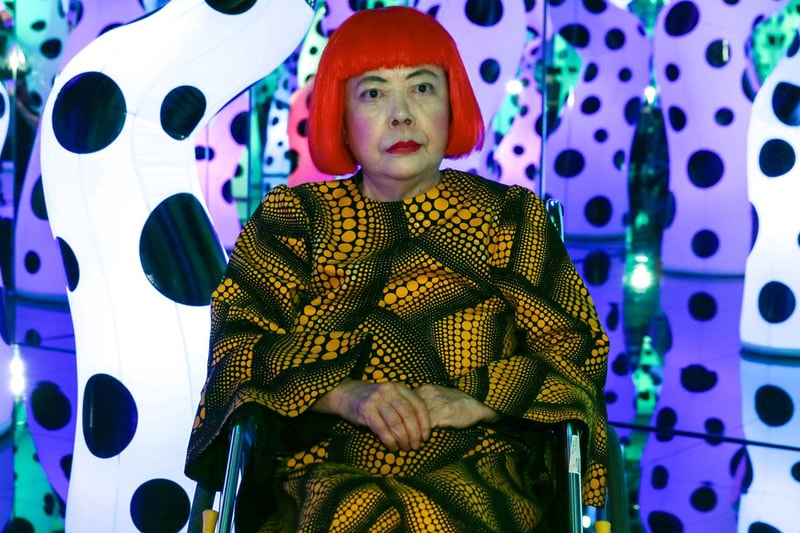 yayoi kusama poem victoria miro london exhibition coronavirus covid-19 response details read information art reaction
