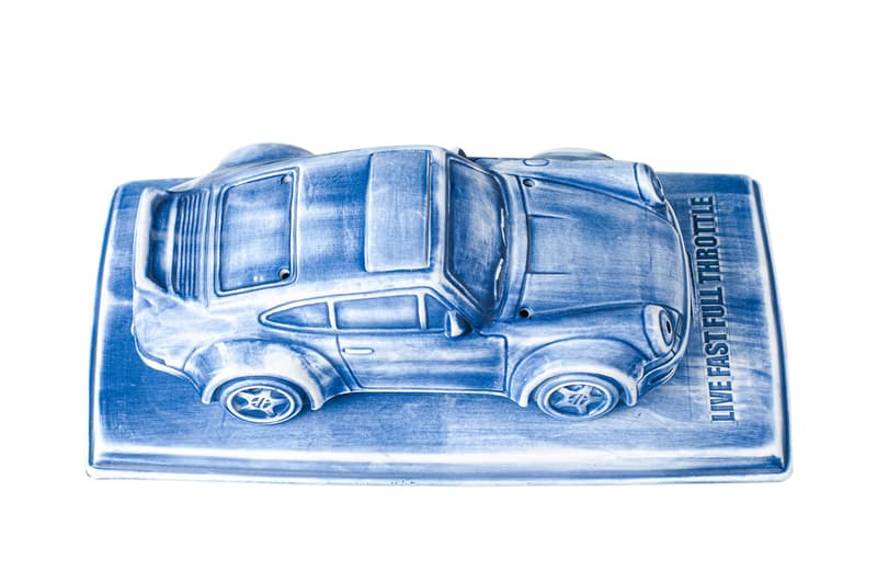 YEENJOY STUDIO & DPSL Porsche 930 Incense Chamber Blue Ceramic Chinese Tradition