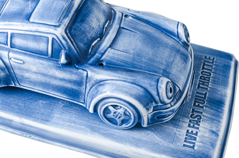 YEENJOY STUDIO & DPSL Porsche 930 Incense Chamber Blue Ceramic Chinese Tradition 