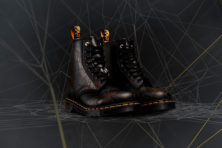 Yohji Yamamoto Adds Spider Web Graphic to Dr. Martens 1460 Boot