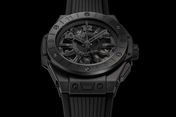 Yohji Yamamoto Links With Hublot for All-Black Big Bang GMT Watch