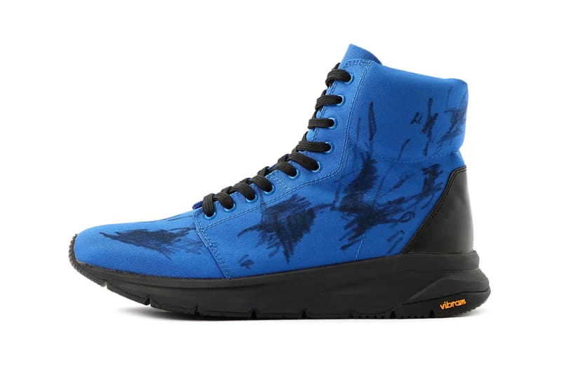 Yohji Yamamoto Vibram Nylon ox Red/Blue japan sneaker footwear sneakers scribbles Vibram