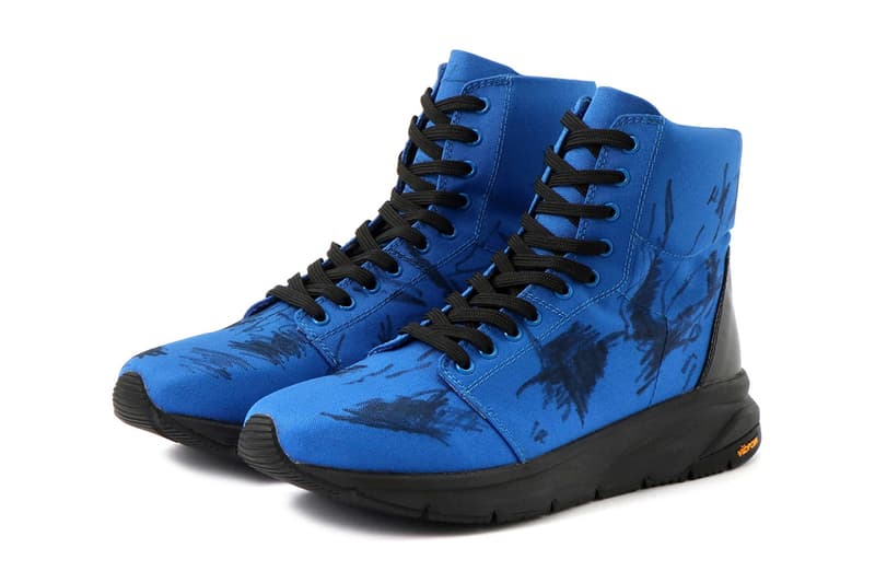 Yohji Yamamoto Vibram Nylon ox Red/Blue japan sneaker footwear sneakers scribbles Vibram