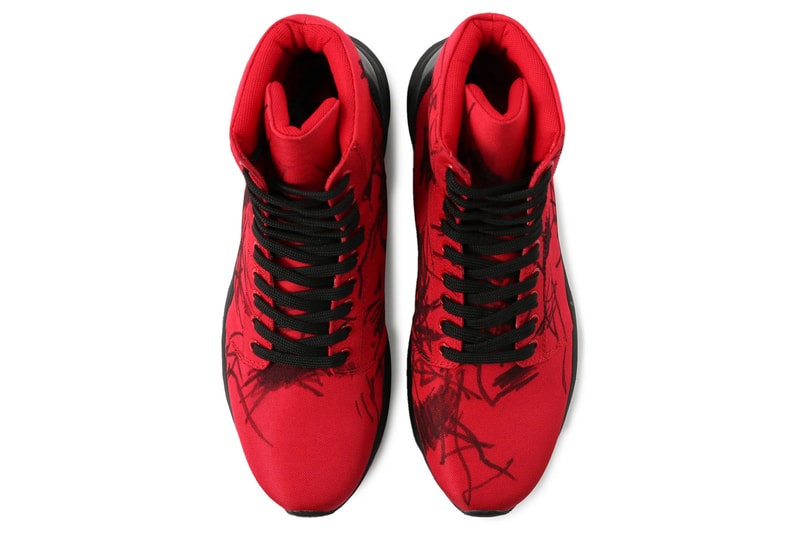 Yohji Yamamoto Vibram Nylon ox Red/Blue japan sneaker footwear sneakers scribbles Vibram  