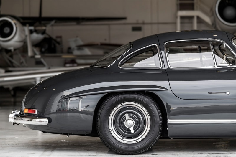 1956 Mercedes-Benz 300SL Gullwing Bring A Trailer Auction Listing Classic Sports Car Vintage Restoration $1.35 Million USD Sale "Graphite Gray" Coupe Merc' 