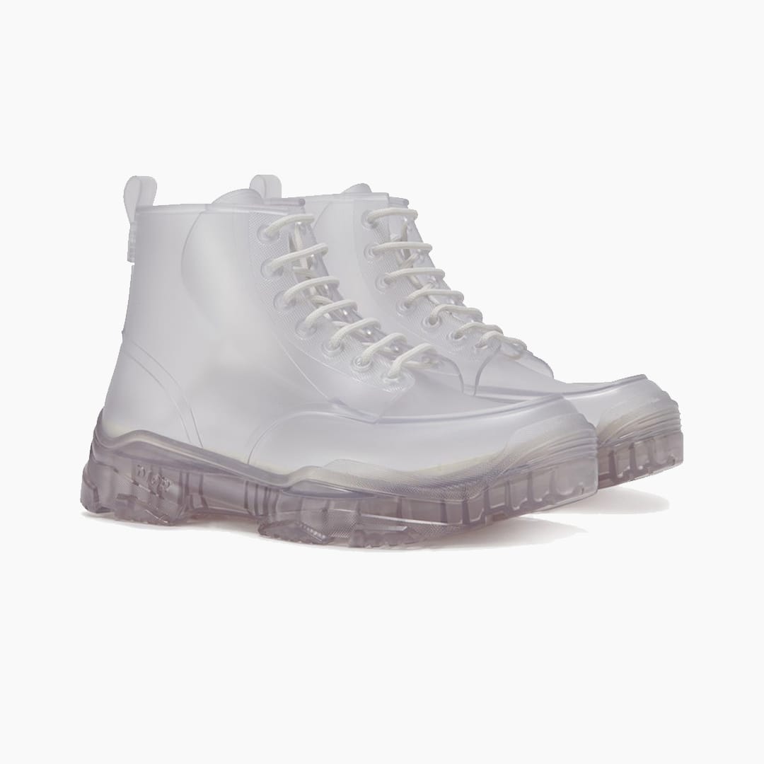 Dior Transparent High-Top Rubber Boots 