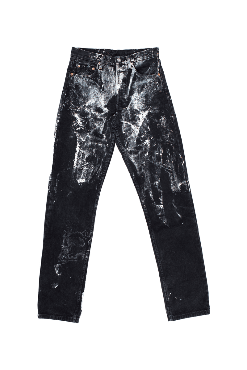 apjp milan handpainted denim capsule lncc vintage upcycled jeans release information buy cop purchase details