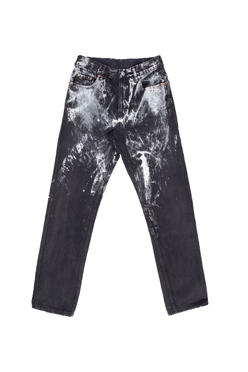 apjp milan handpainted denim capsule lncc vintage upcycled jeans release information buy cop purchase details