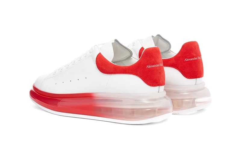 alexander mcqueen airsole bicolor wedge sneaker 