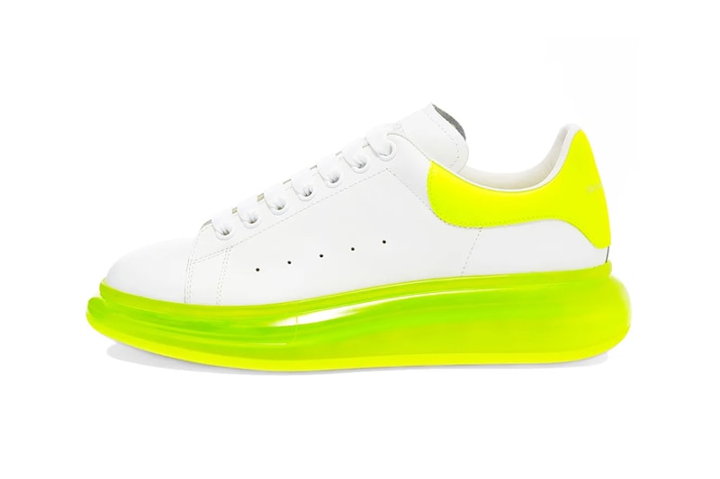 alexander mcqueen airsole bicolor wedge sneaker 