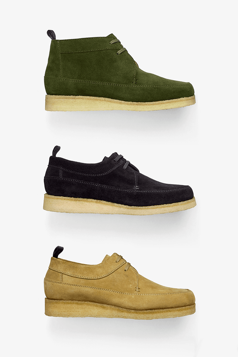 fred perry padmore barnes willow collaboration drop release casual shoes