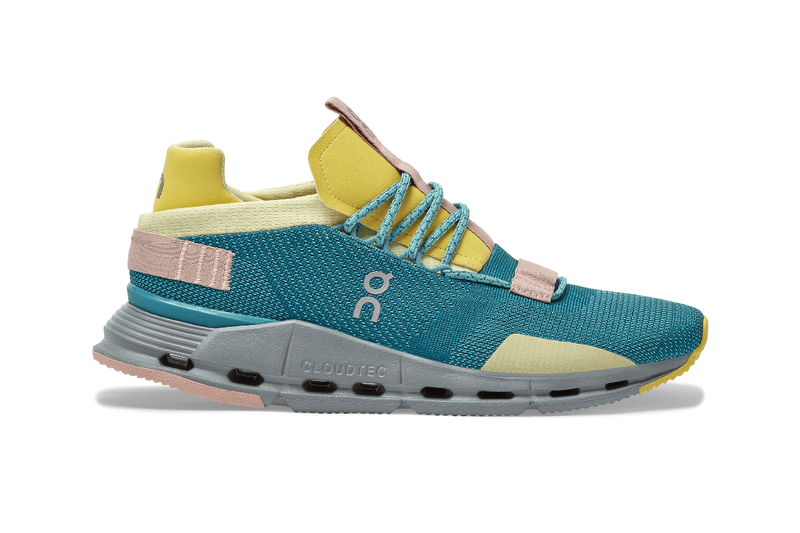on running cloudnova denim ruby lagoon limelight sneaker release information info drops swiss trainers