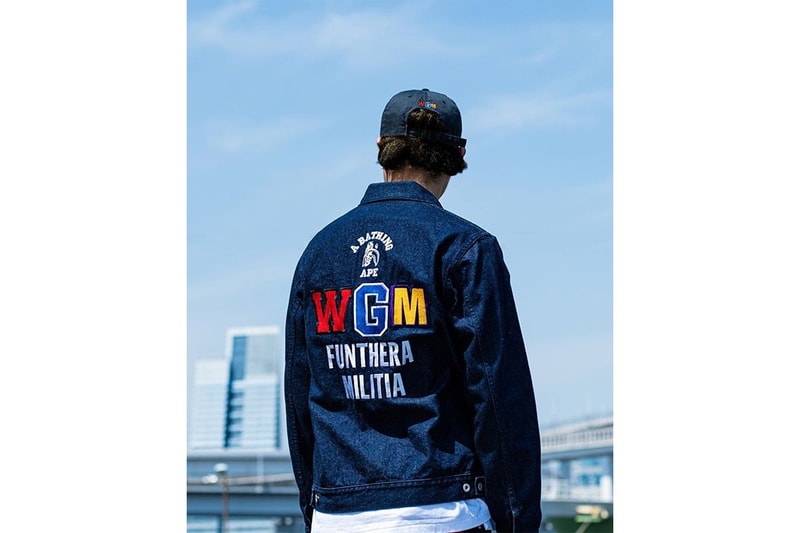 A Bathing Ape bape Shark Tiger Indigo dye Dyed Capsule collection japan blue tee t shirt hat hoodie jacket coat summer 2020