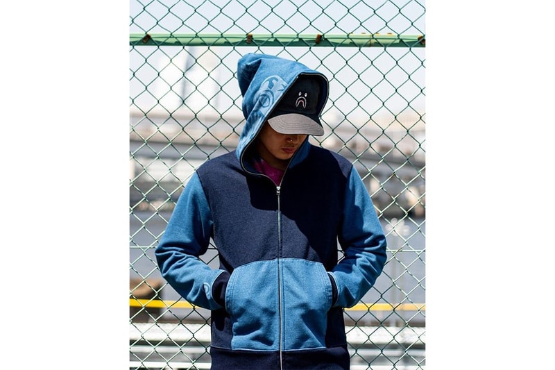 A Bathing Ape bape Shark Tiger Indigo dye Dyed Capsule collection japan blue tee t shirt hat hoodie jacket coat summer 2020