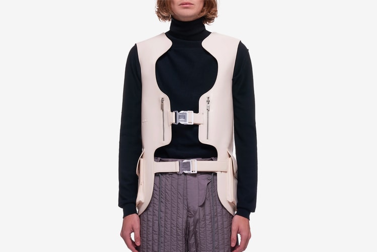 A-COLD-WALL* Drops Cream Ivory Synthetic Modern Utility Vest