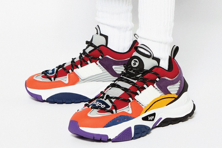 AAPE by A BATHING APE Introduces Multicolored Dimension Sneaker