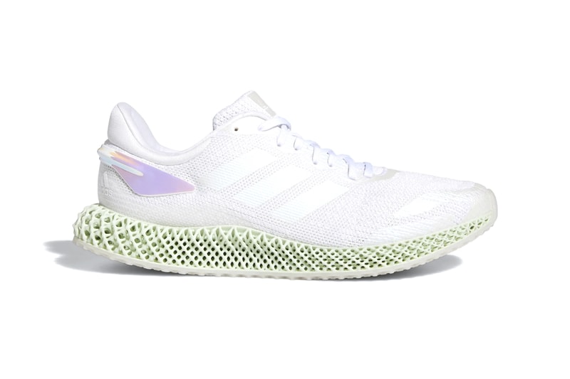 adidas 4D Run 1 0 Cloud White triple FW1229 menswear streetwear footwear shoes sneakers runners trainers spring summer 2020 collection three stripes 