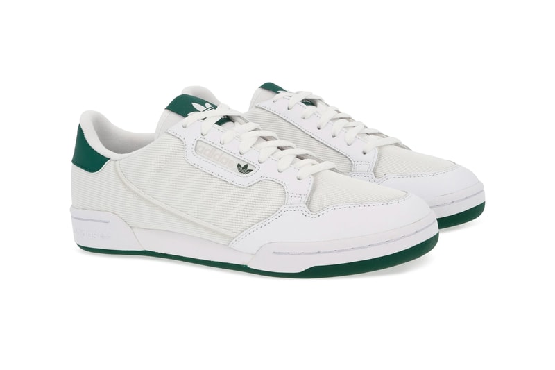 adidas Continental 80 Collegiate Green menswear streetwear spring summer 2020 collection sneakers footwear shoes trainers runners kicks retro vintage