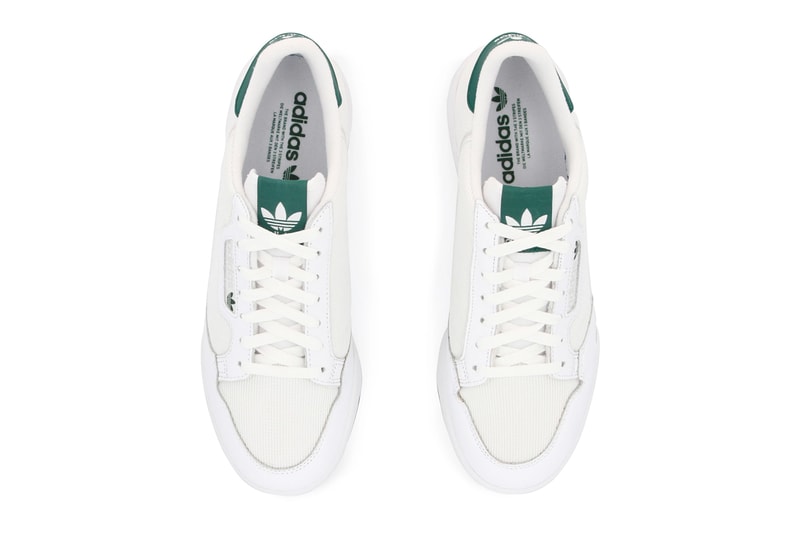 adidas Continental 80 Collegiate Green menswear streetwear spring summer 2020 collection sneakers footwear shoes trainers runners kicks retro vintage