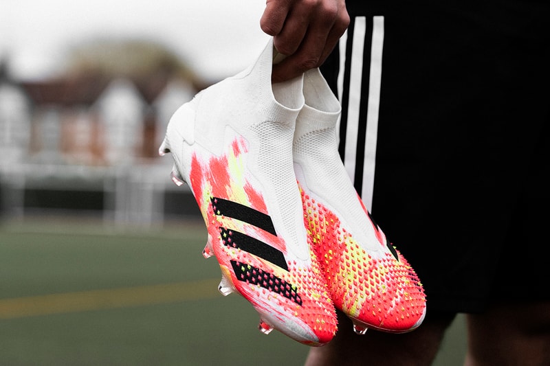 adidas football uniforia predator z copa nemeziz 19+ 20+ cloud white core black signal green team royal blue pop shock pink demonskin release information buy cop purchase