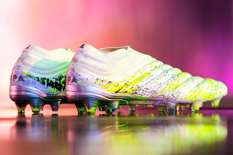 adidas football uniforia predator z copa nemeziz 19+ 20+ cloud white core black signal green team royal blue pop shock pink demonskin release information buy cop purchase